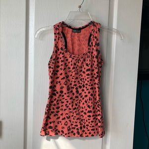 Wet Seal cheetah print pink tank top!